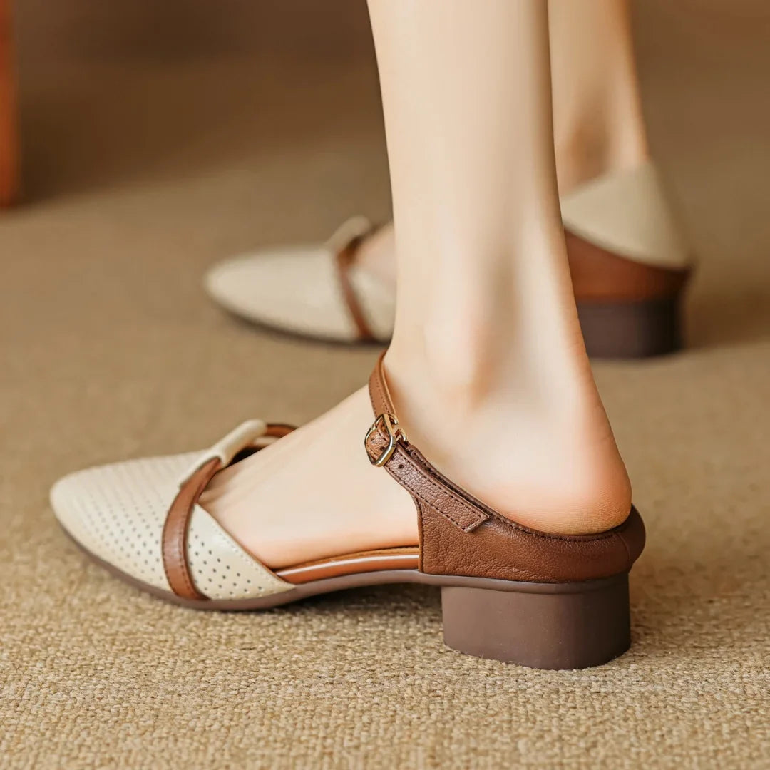 Julion Genuine Leather Heels