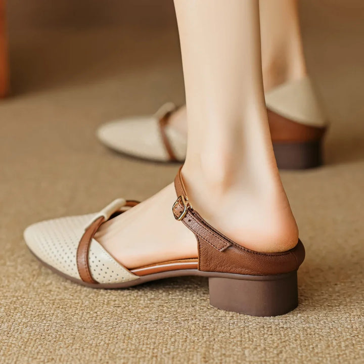 Julion Genuine Leather Heels