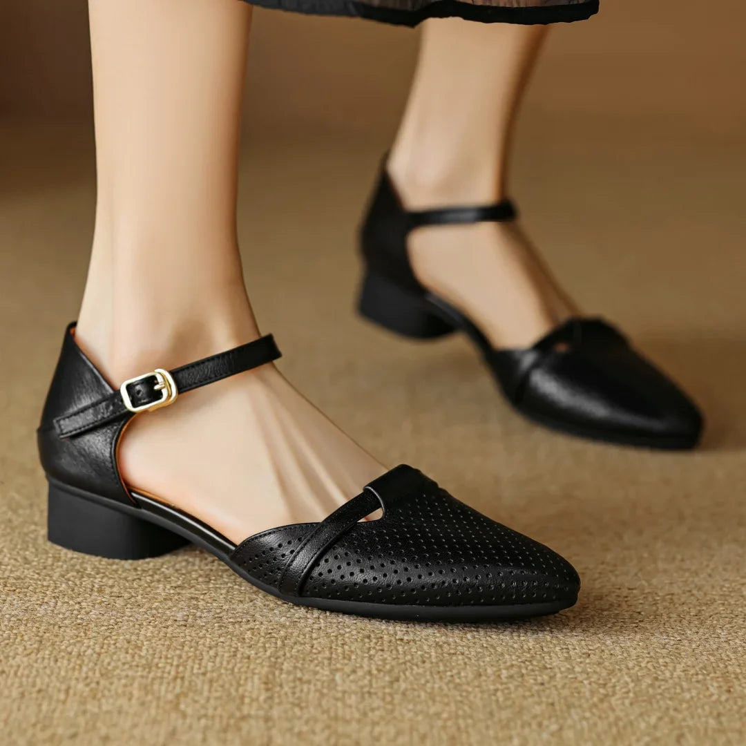 Julion Genuine Leather Heels