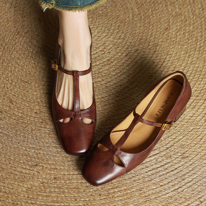 Alysa Genuine Leather Heels