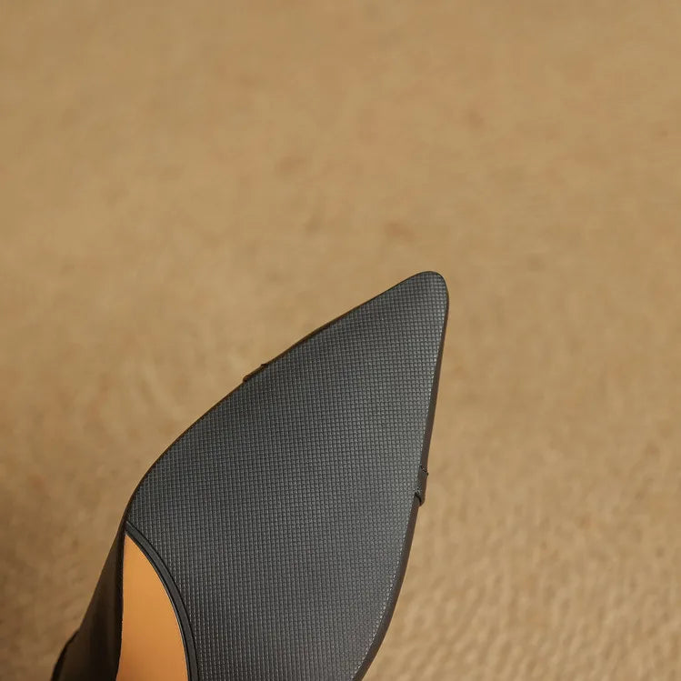 Elle Genuine Leather Heels