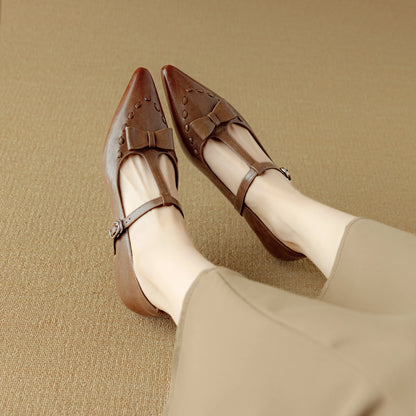 Darlyn Genuine Leather Pumps