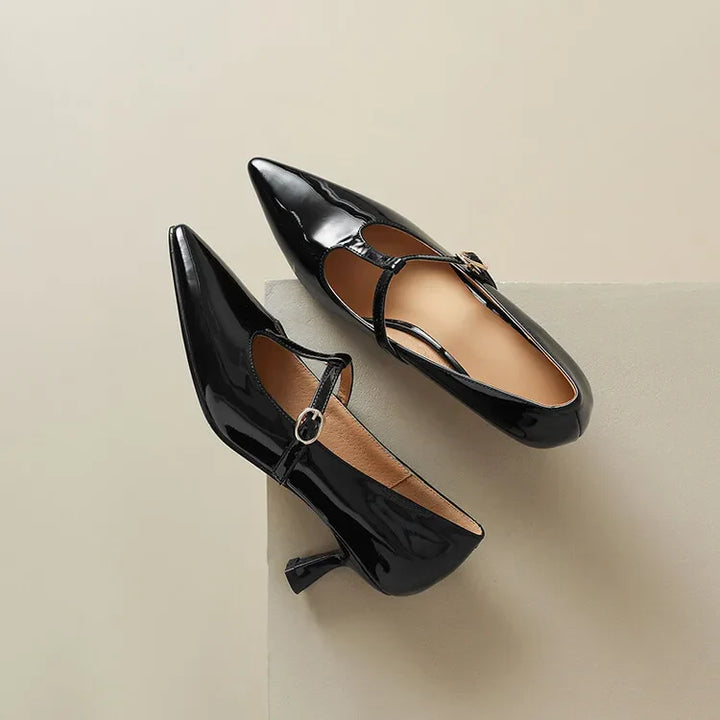 Rabeca Genuine Leather Heels